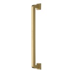 M Marcus Heritage Brass Door Pull Handle Square Vintage Design 338mm length